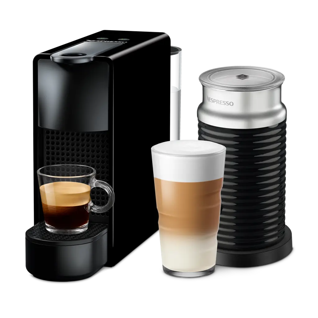CAFETERA NESPRESSO ESSENZA MINI-BLACK-RECTANGULAR+ AEROCCINO