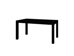 MESA GENOUD RECTANGULAR 1,20 CONTEM NEGRO