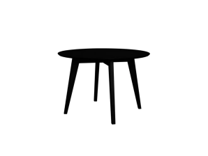 MESA GENOUD REDONDA CC NEGRO