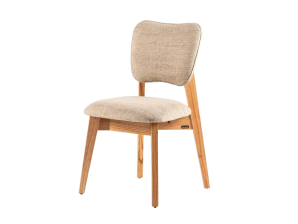 SILLA GENOUD FRIDA CASTAÑO NATURAL
